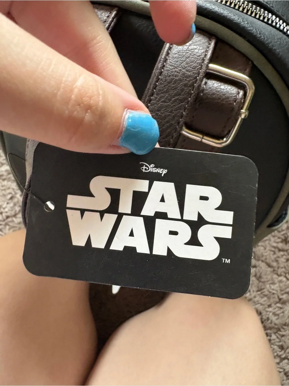 Star Wars Boba Fett-Inspired Green & Black Mini Backpack